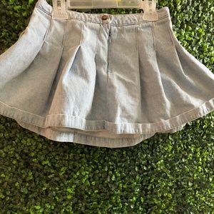 Blue Jean Mini Skirt